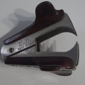 Ace Staple Remover Extractor Puller Brown Bakelite Vintage USA